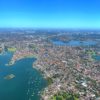 シドニー上空からの眺め。